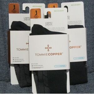 Tommie Copper Recovery 3 PAIRS Over The Calf Compression Socks Women's 4-6.5